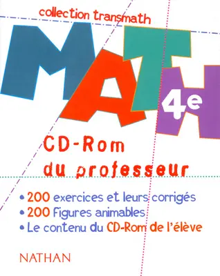 Math 4e : CD-Rom du professeur