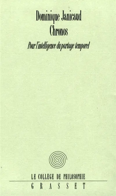 Chronos : pour l'intelligence du partage temporel