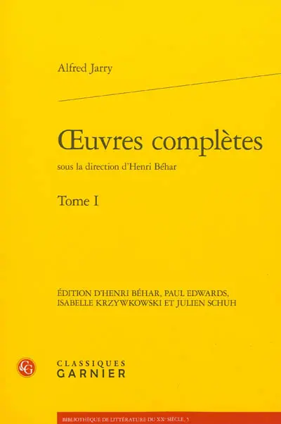 Oeuvres complètes. Vol. 1