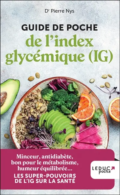 Guide de poche de l'index glycémique IG