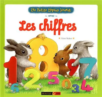 Les petits lapins jouent avec les chiffres