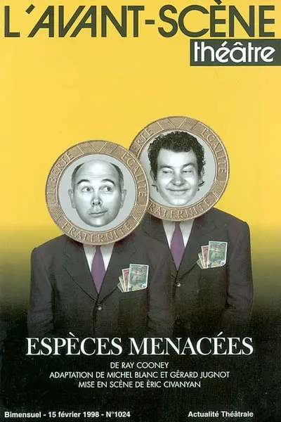 Avant-scène théâtre (L'), n° 1024. Espèces menacées