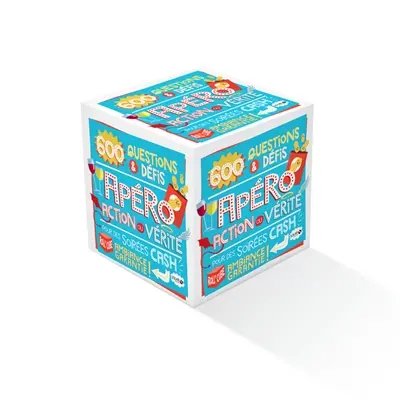 Apéro action ou vérité : 600 questions & défis : pour des soirées cash, ambiance garantie !