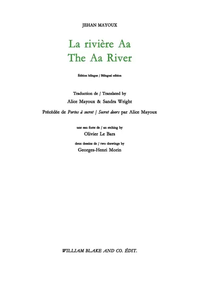 La rivière Aa. The Aa river. Portes à secret. Secret doors