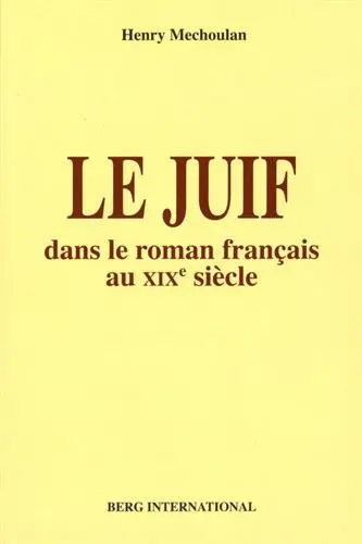 Le Juif dans le roman français au XIXe siècle