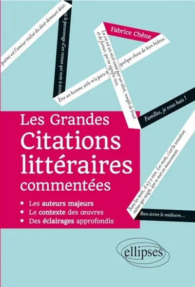 Les grandes citations littéraires commentées
