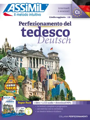 Perfezionamento del tedesco Deutsch : intermedi e avanzati, livello raggiunto C1 : super pack