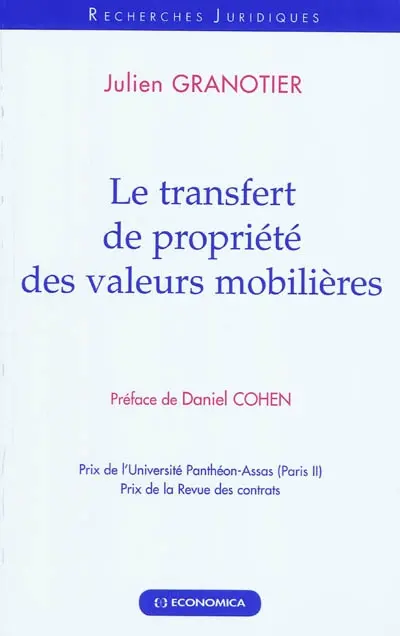 Le transfert de propriété des valeurs mobilières