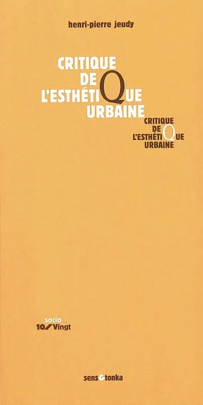 Critique de l'esthétique urbaine