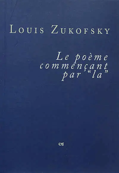 Le poème commençant par "la"