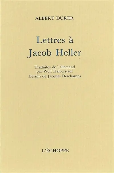 Lettres à Jacob Heller