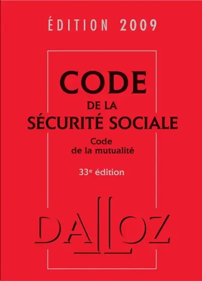 Code de la sécurité sociale, édition 2009 : code de la mutualité. Code de la mutualité 2009
