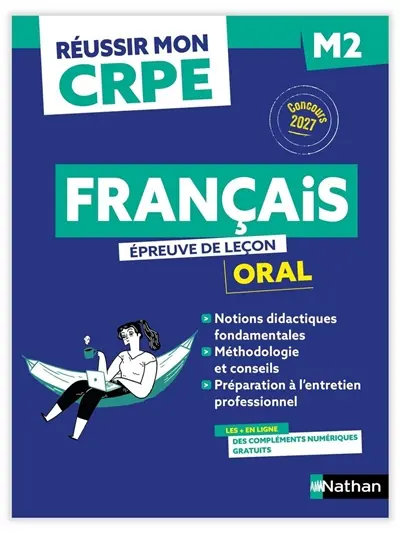 Français : épreuve de leçon, oral M2 : concours 2027