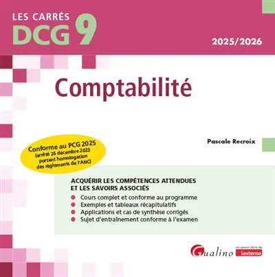 Comptabilité DCG 9 : 2025-2026