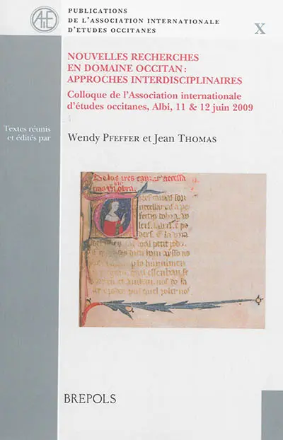 Nouvelles recherches en domaine occitan : approches interdisciplinaires