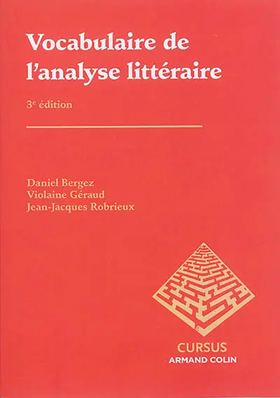 Vocabulaire de l'analyse littéraire