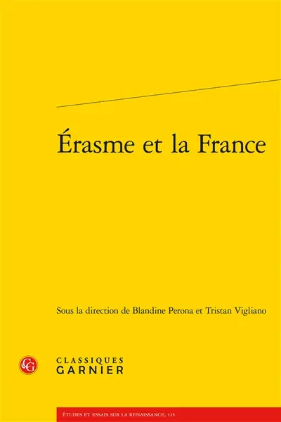 Erasme et la France
