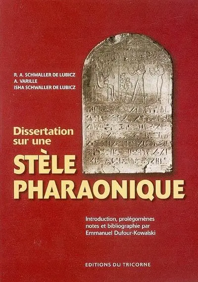 Dissertation sur une stèle pharaonique