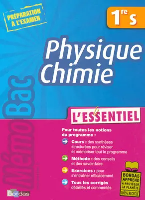 Physique chimie 1re S
