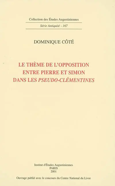 Le thème de l'opposition entre Pierre et Simon dans les Pseudo-Clémentines