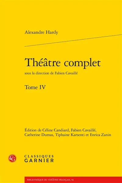 Théâtre complet. Vol. 4