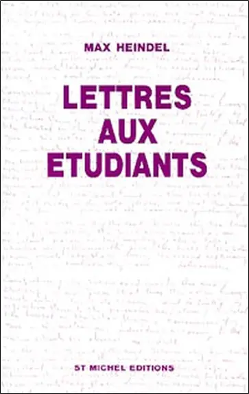 Lettres aux étudiants : décembre 1910 à janvier 1919