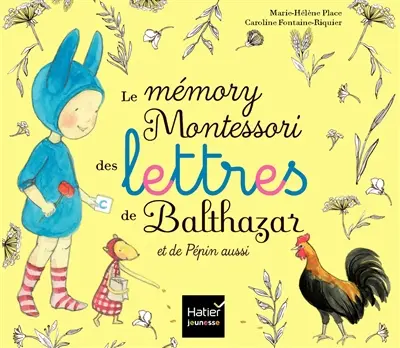 Le mémory Montessori des lettres de Balthazar et de Pépin aussi