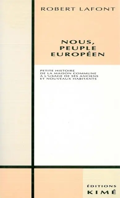 Nous, peuple européen