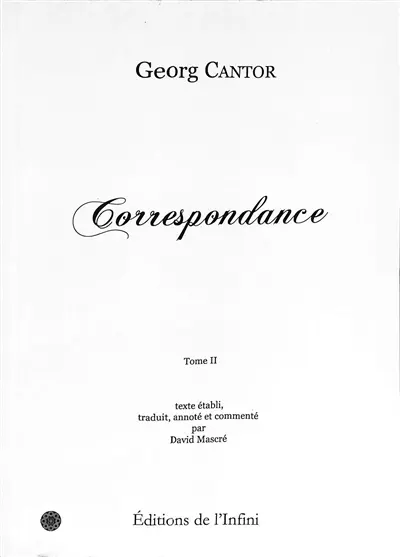 Correspondance. Vol. 2