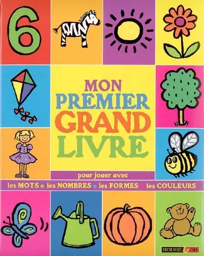 Mon premier grand livre : pour jouer avec les mots, les nombres, les formes, les couleurs