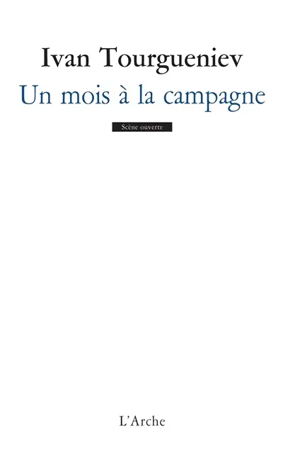 Un mois à la campagne : comédie en 5 actes