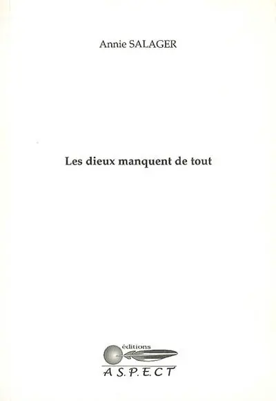 Les dieux manquent de tout