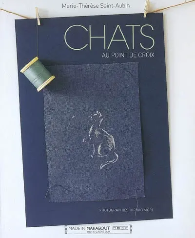 Chats au point de croix