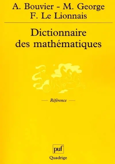Dictionnaire des mathématiques