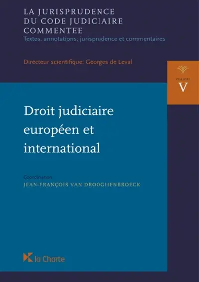 Droit judiciaire européen et international