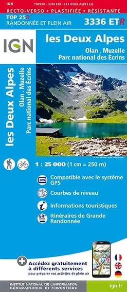 Les Deux Alpes, Olan, Muzelle, parc national des Ecrins