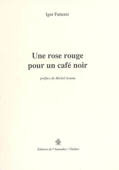 Une rose rouge pour un café noir