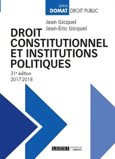 Droit constitutionnel et institutions politiques : 2017-2018