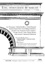 Agone, n° 22. Etat, démocratie, marché