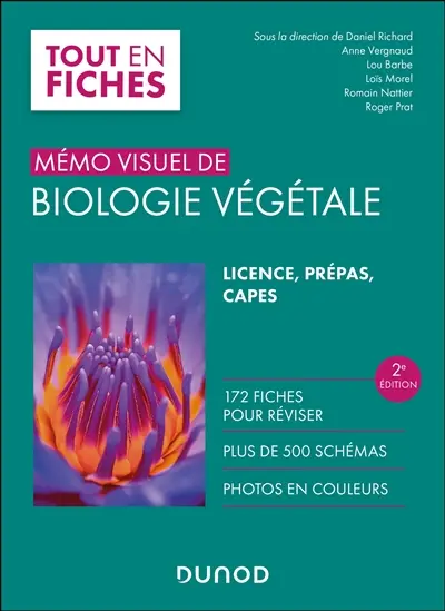 Mémo visuel de biologie végétale : licence, prépas, Capes