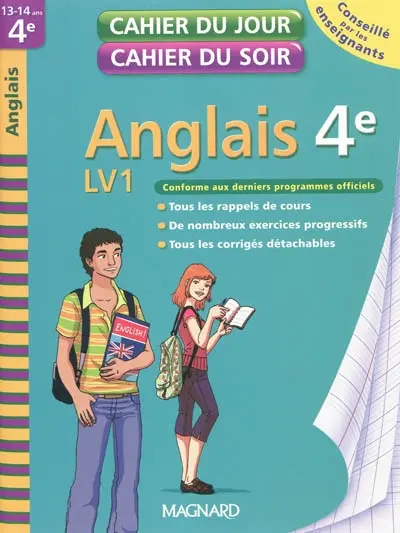 Anglais LV1 4e