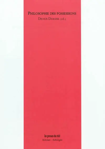 Philosophie des possessions