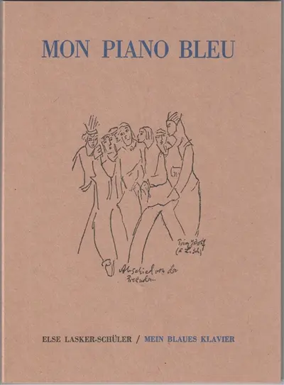 Mon piano bleu. Mein blaues Klavier
