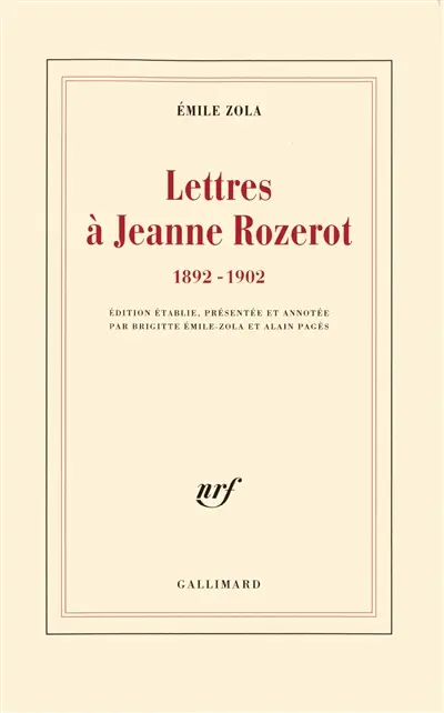 Lettres à Jeanne Rozerot : 1892-1902