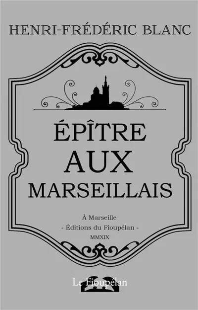 Epître aux Marseillais