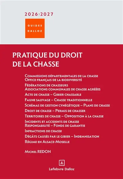 Pratique du droit de la chasse : 2026-2027