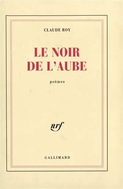 Le Noir de l'aube