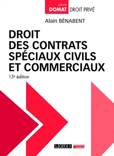 Droit des contrats spéciaux civils et commerciaux