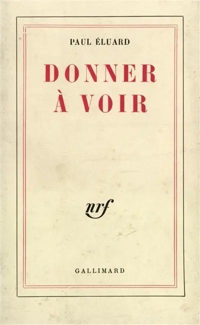 Donner à voir