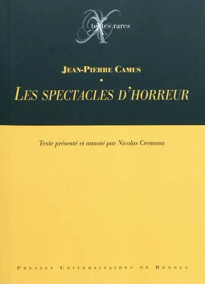 Les spectacles d'horreur